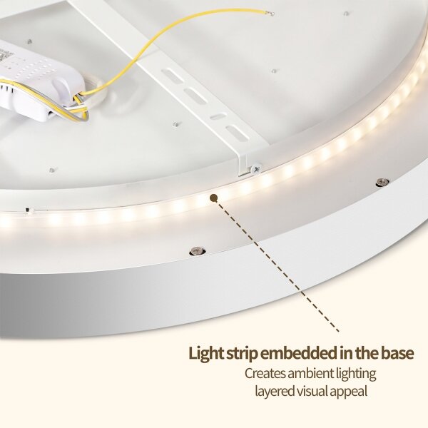 Brilagi - Lampada LED dimmerabile GLASS POOL DOUBLE LED/60W/230V 50 cm bianca + telecomando