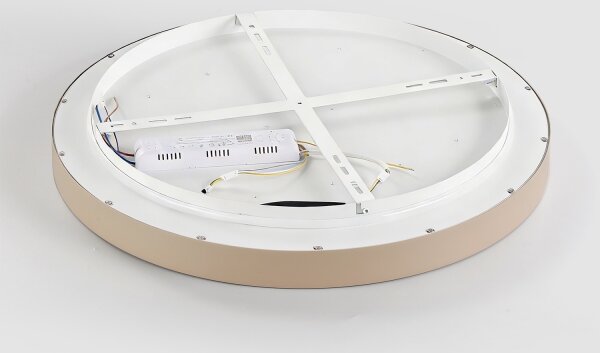 Brilagi - Lampada dimmerabile GLASS POOL DOUBLE LED/80W/230V 60 cm beige + telecomando