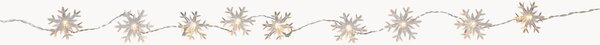 Ghirlanda a LED Izy Snowflake, 185 cm
