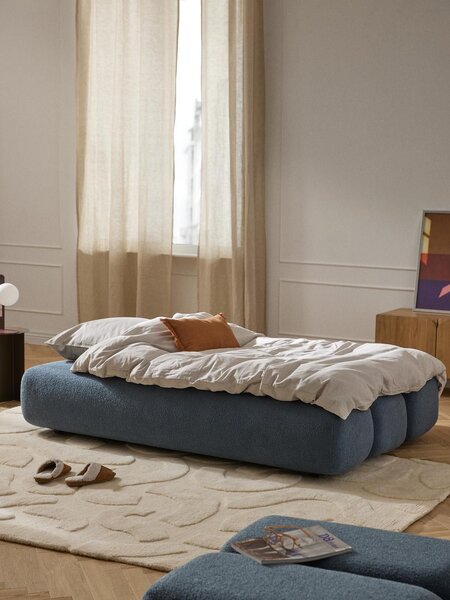 Divano letto 3 posti in teddy Caterpillar