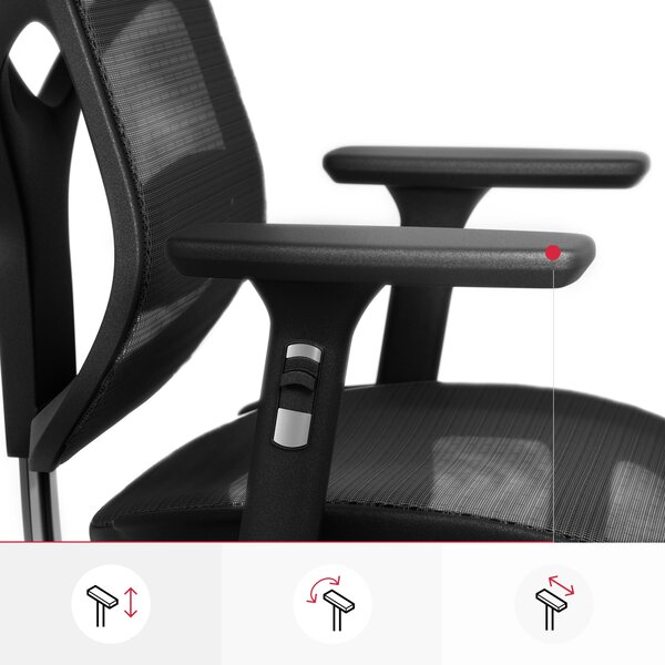Sedia ergonimica Diablo V-Basic: nero