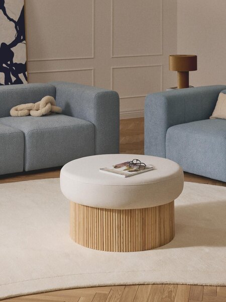 Pouf XL con vano contenitore Nala