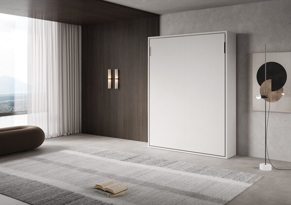 Letto Matrimoniale A Scomparsa 160 Versia Bianco