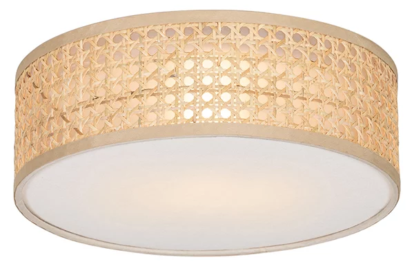Lampada da soffitto orientale in rattan 30 cm - Tromma