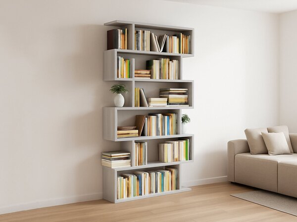 Libreria in legno cemento 80x192h cm - Ataman