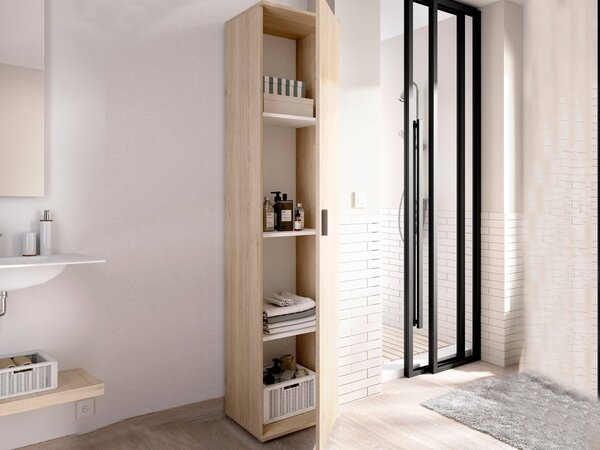 Armadio legno bagno 39x190h cm - Arrow