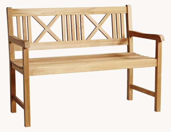 Panca da giardino in legno di teak Rosenborg