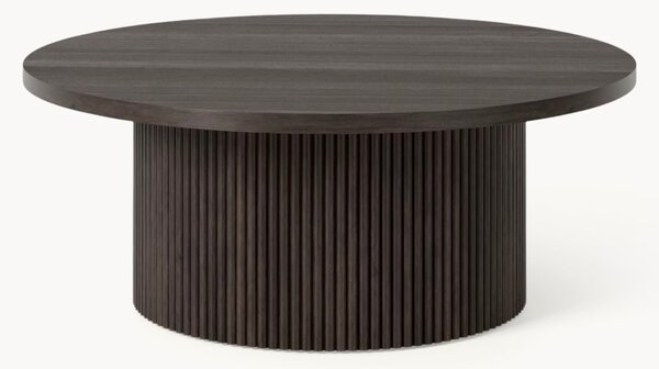 Tavolino rotondo da salotto in legno Nele