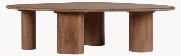 Tavolino da salotto in legno di mango dalla forma organica Sanat