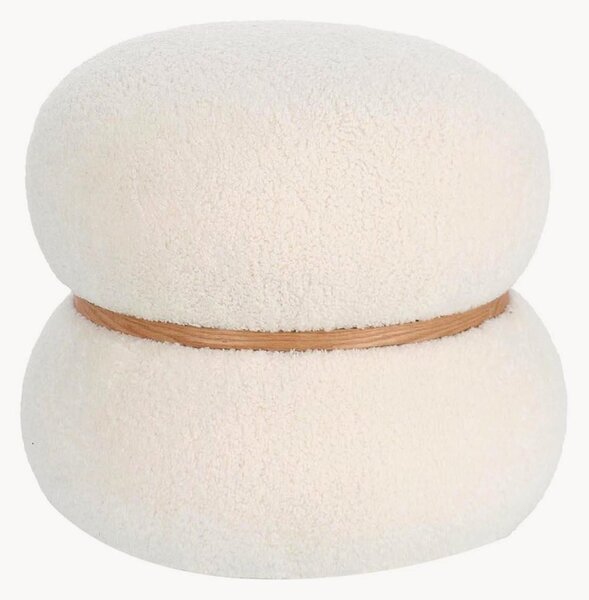 Pouf in teddy Mirka