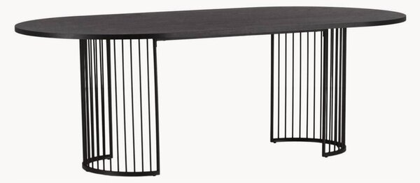 Tavolo ovale con piano in legno Hamneskär, 220 x 110 cm