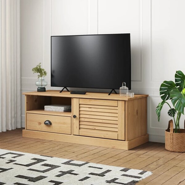 Mobile Porta TV，Mobili TV，Supporto per TV da Soggiorno Bianco 156x37x45 cm  in Legno Massello