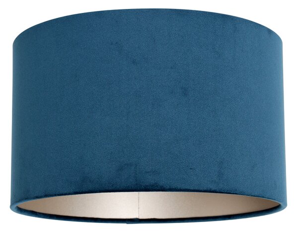 Steinhauer - paralume - Shade - blu - velluto - Ø 30cm - E27 - K7396ZS
