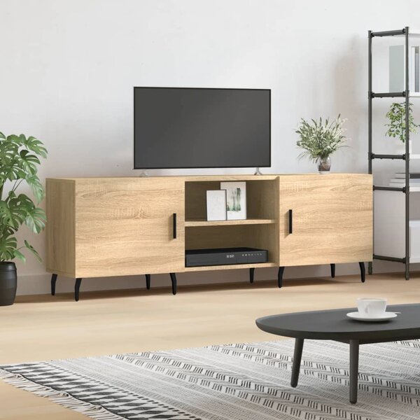 VidaXL Mobile tv con ruote bianco 80x40x40 cm in legno multistrato Mobili  porta tv 