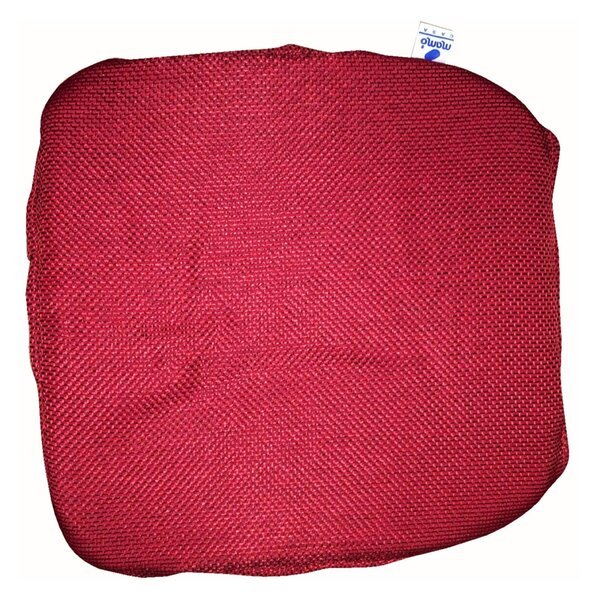 Cuscino per sedia rosso 42 x 42 x Sp 6 cm