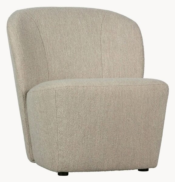 Poltrona lounge in bouclé Lofty