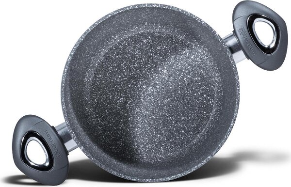Aeternum Pentola Antiaderente 24 cm con 2 Manici colore Antracite - Madame Petravera