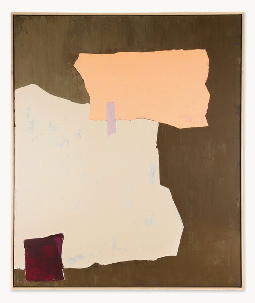 Quadro dipinto a mano con cornice Abstract