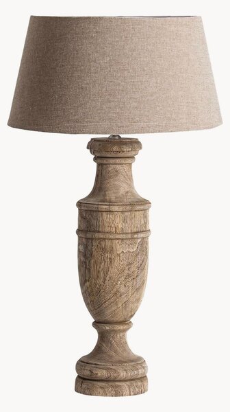 Lampada da tavolo in legno di mango Kelli