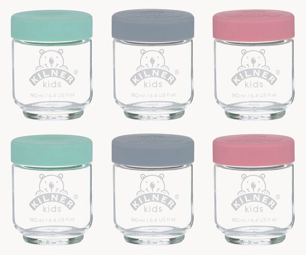 Barattoli in vetro Kilner Kids, set da 24