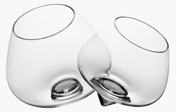 Set di 2 bicchieri da whisky Noir