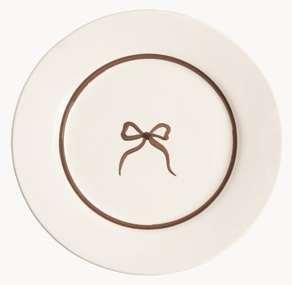 Piatto da colazione dipinto a mano Bow