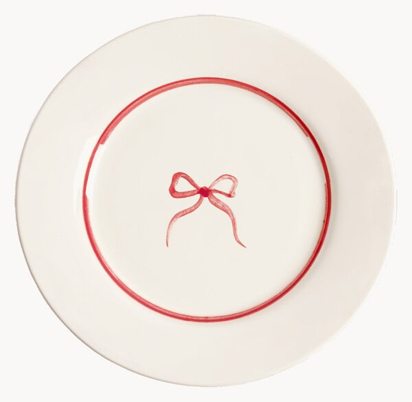 Piatto da colazione dipinto a mano Bow