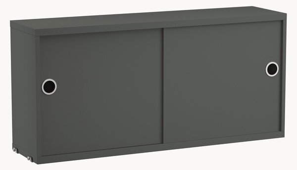 Armadietto con ante scorrevoli String System, larg. 78 x prof. 20 cm