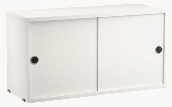 Armadietto con ante scorrevoli String System, larg. 78 x prof. 30 cm