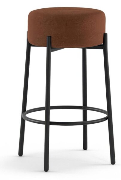 Sgabello fisso dal design moderno che unisce comfort SYD Dimensioni 41x41x h 67 cm -Peso 6,5 kg cm Stile Moderno colore Ruggine