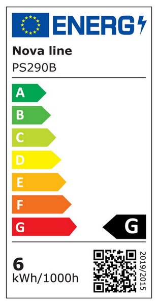 Applique Led da parete Pisanello 6W rettangolare Bianco IP44 Bianco neutro 4000K Novaline