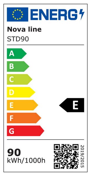 Lampione stradale Led 90W Grigio IP65 Bianco neutro 4000K 125LM/W Novaline