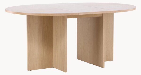 Tavolo allungabile ovale effetto legno Strada, Ø 120 x 170 cm