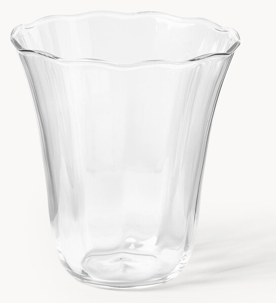 Set di 4 bicchieri in vetro soffiato Tulya