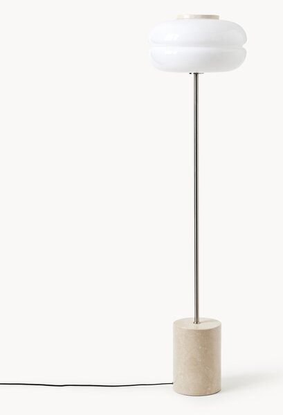 Lampada da terra con base in marmo Bun