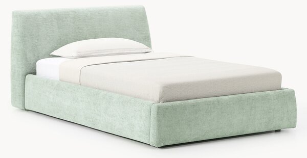 Letto imbottito singolo con contenitore Cloud