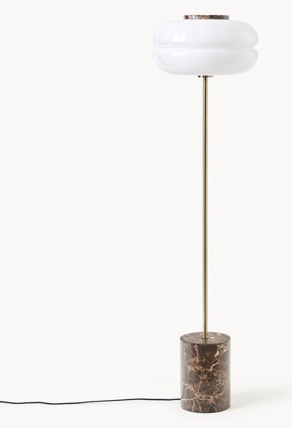 Lampada da terra con base in marmo Bun
