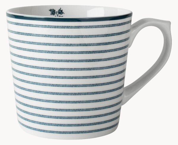 Set di 4 tazze in porcellana Candy Stripe