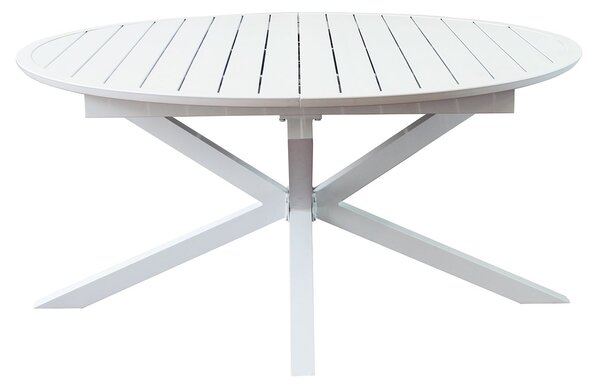 ARTORIUS - tavolo rotondo da giardino in alluminio allungabile 150/200 x 150