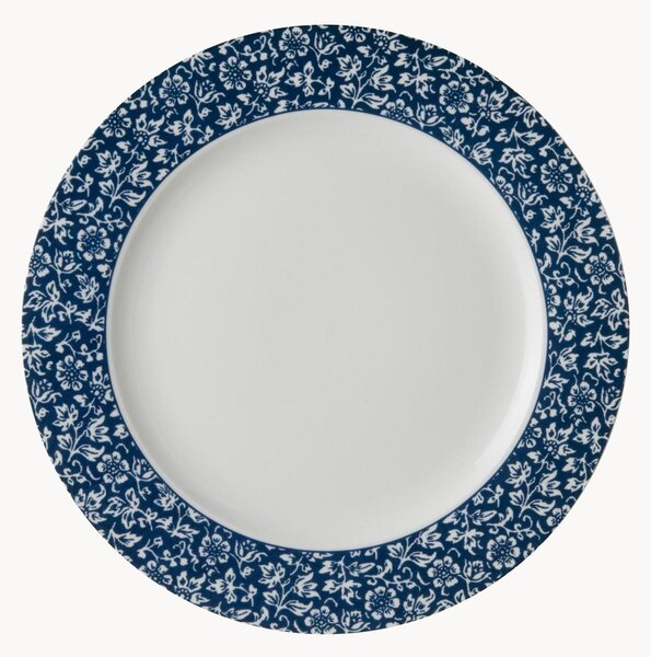 Set di 4 piatti piani in porcellana Sweet Alyssum