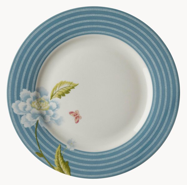 Set di 4 piatti da colazione in porcellana Seaspray Candy