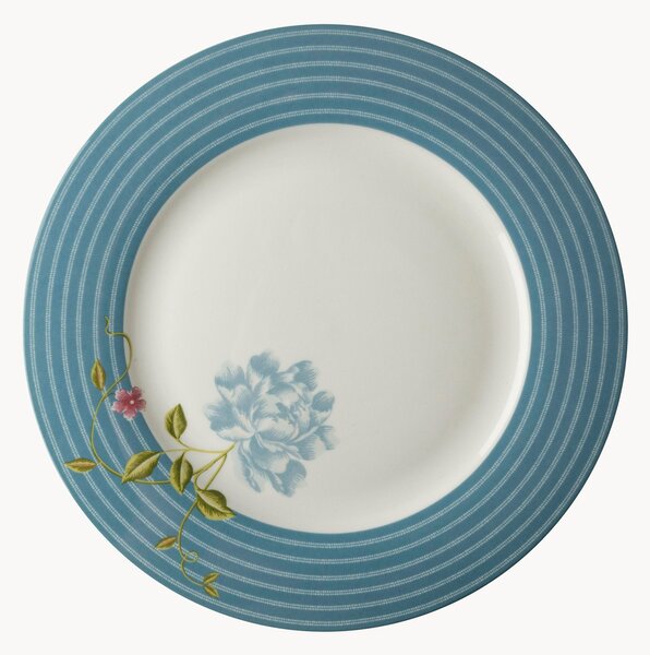 Set di 4 piatti piani in porcellana Seaspray Candy
