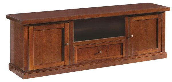 CLAYTON - mobile porta tv in legno massello cm 45 x 160 x 56 h