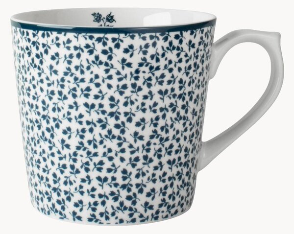 Set di 4 tazze XL in porcellana Floris