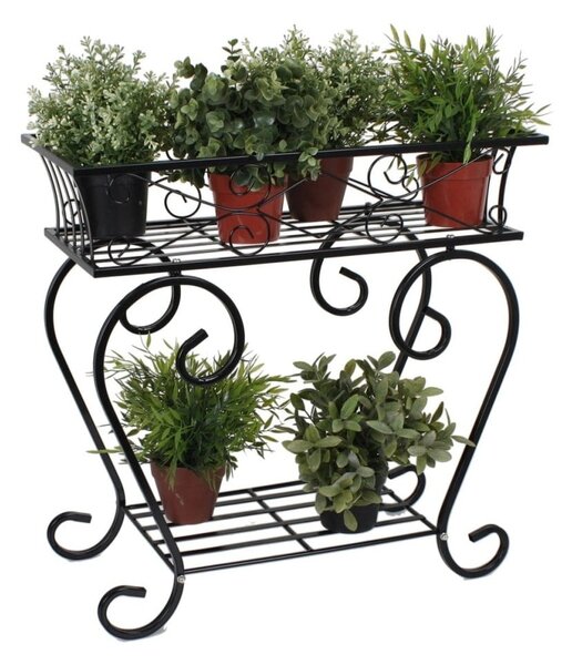 Supporto per fiori in acciaio (altezza totale 58 cm) – Garden Pleasure