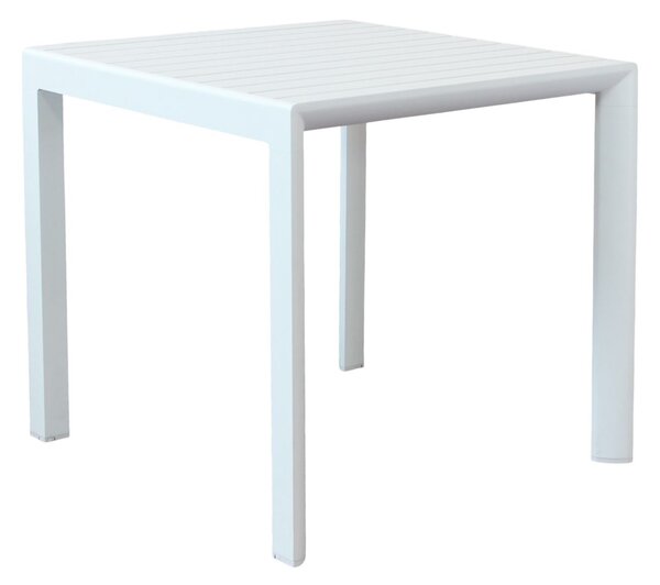 ALBEN - tavolo con struttura in alluminio 80 x 80