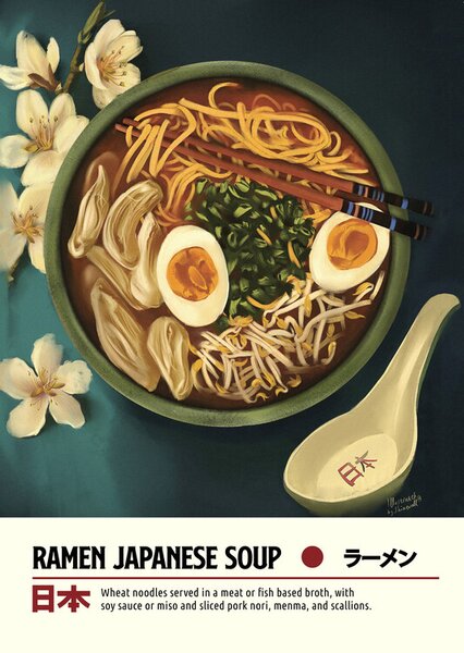 Illustrazione Ramen, Dionisis Gemos