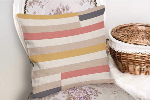 Federa decorativa 43x43 cm Rosy Bandas – Mila Home