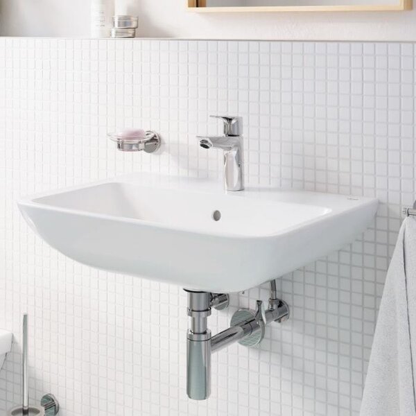 Lavabo classico GROHE Start Edge Vetroceramica bianca 600 x 448 39950000