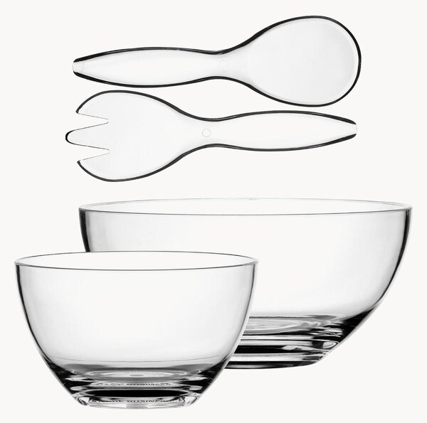 Set ciotole e posate per insalata Bahamas, set da 4